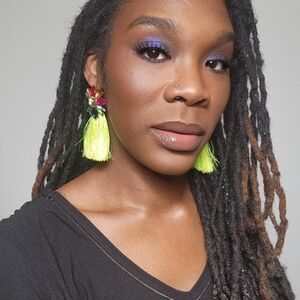 Vibrant Multicolor Tassel Earrings